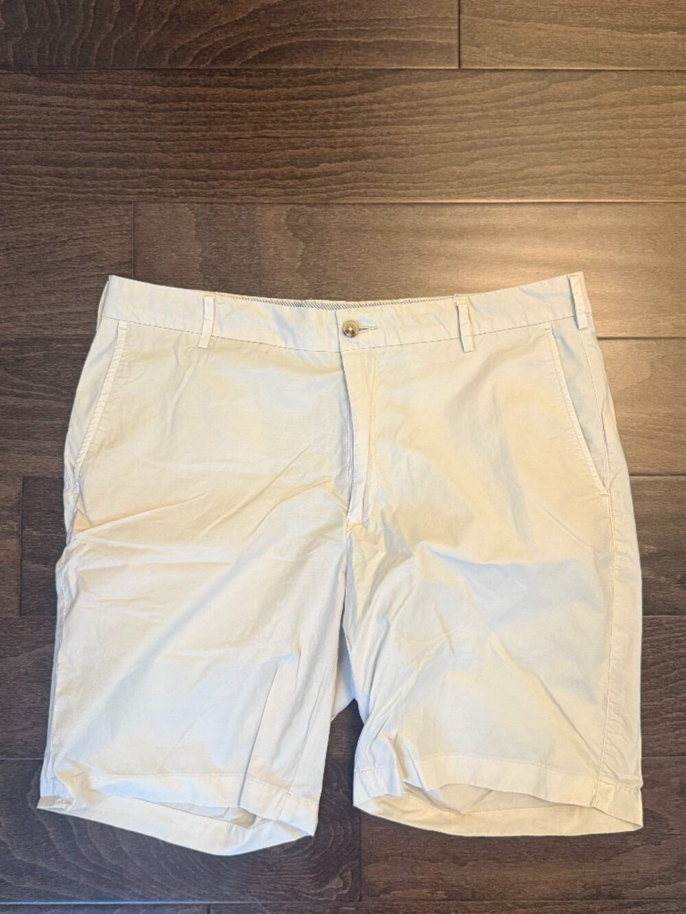 Peter Millar Men's Chino Shorts Khaki Stone Size 35